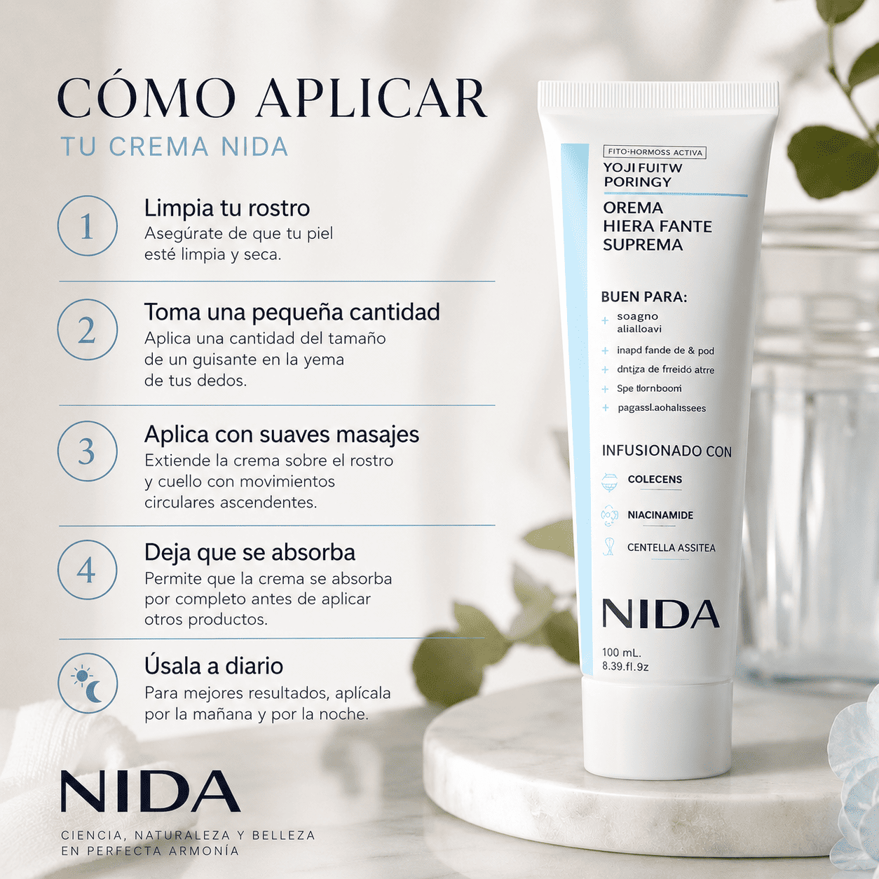 NIDA: Piel Más Firme, Suave y Radiante Cada Día