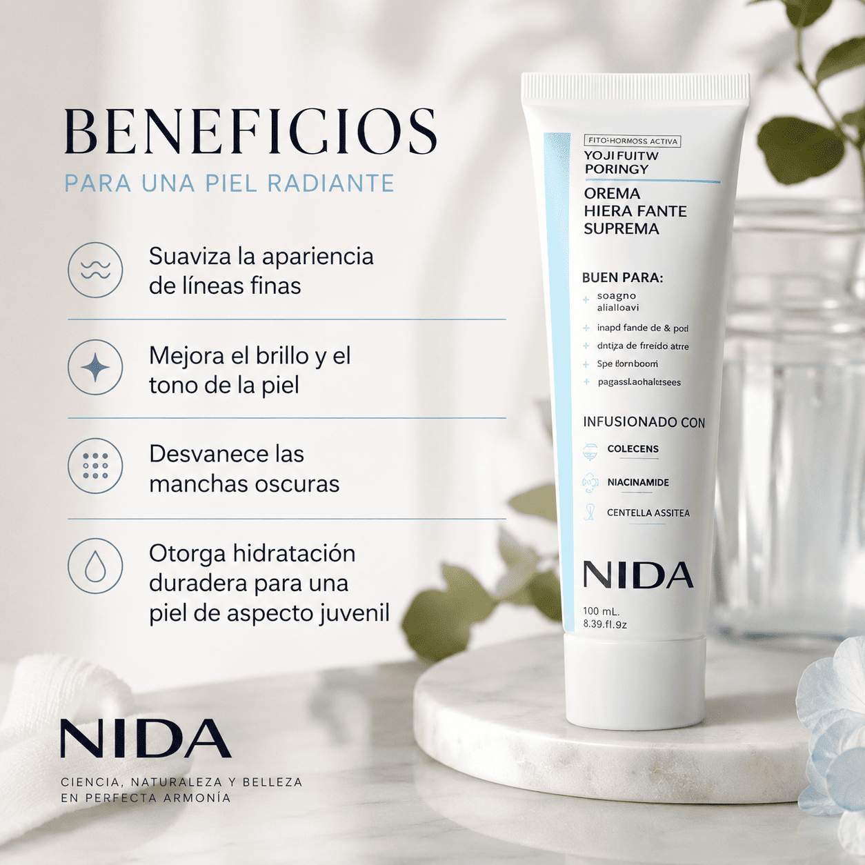 NIDA: Piel Más Firme, Suave y Radiante Cada Día