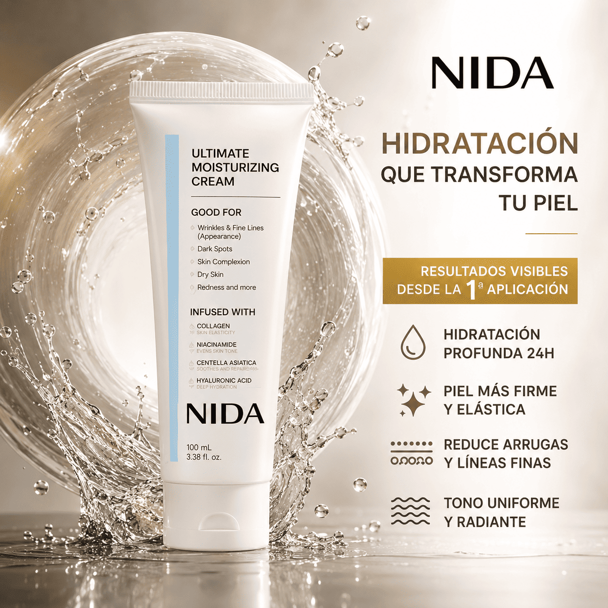 NIDA: Piel Más Firme, Suave y Radiante Cada Día